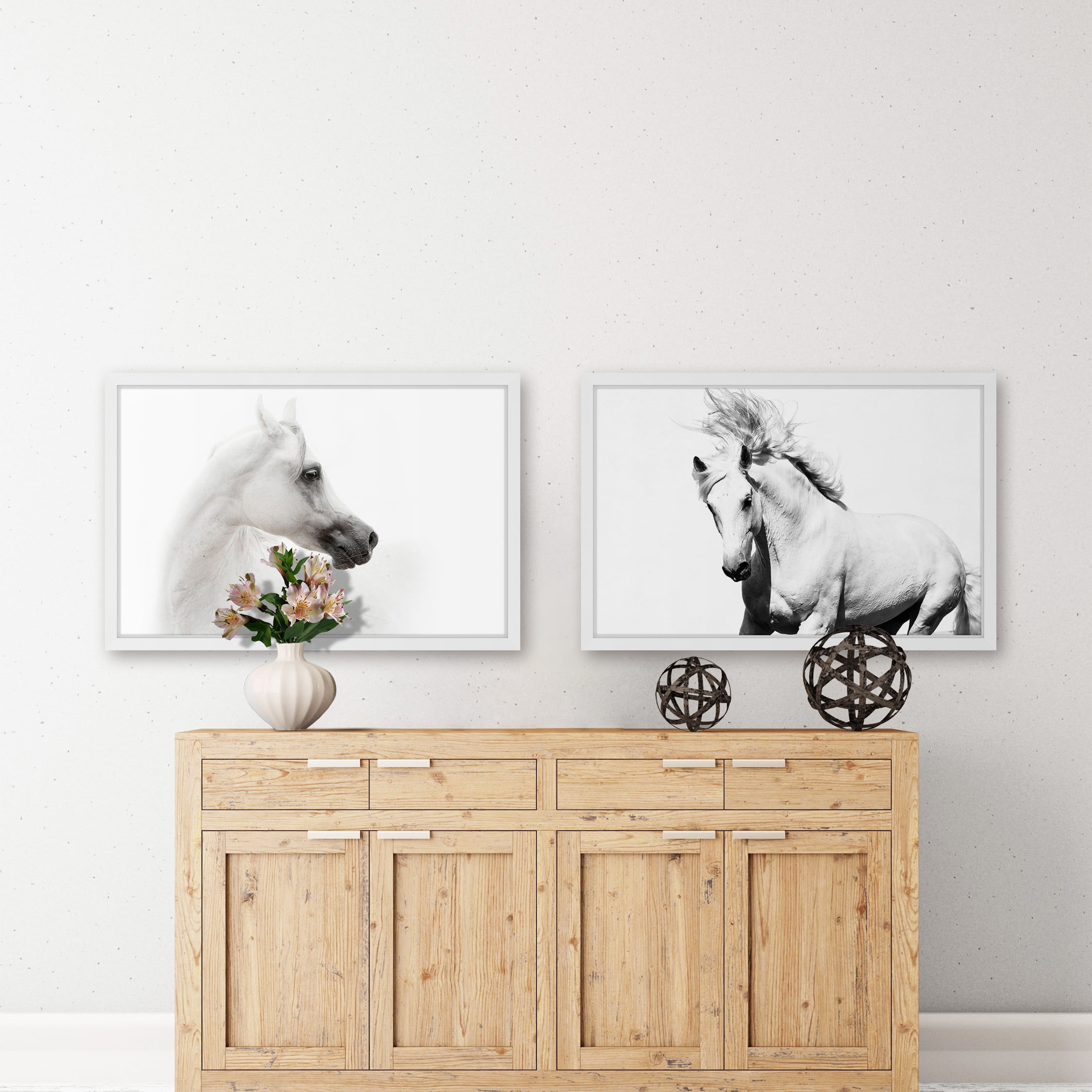 White Beauties Diptych