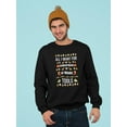 thumbnail image 2 of All I Want For Christmas Is  Sweatshirt Men -Image by Shutterstock, Male Small, 2 of 4