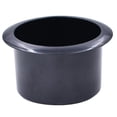 thumbnail image 1 of 2 Pcs Insert de Porte-Gobelet de Rechange en Plastique Noir pour Poignées de Fauteuil Inclinable, 1 of 2