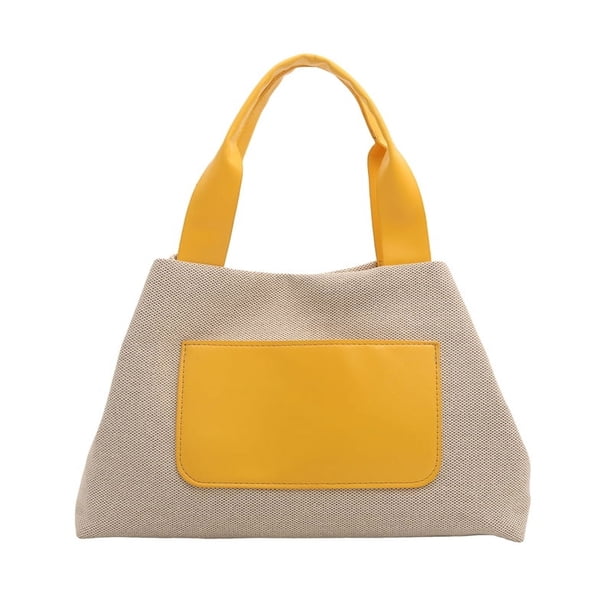 Bolso Ocio para Las Axilas Con Asa Superior Btafrte Lino Y Algodón