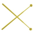 thumbnail image 4 of Palos de percusión de tambor de 2 piezas perfke mazos de xilófono profesional 30 cm Amarillo, 4 of 9