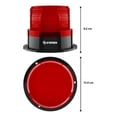 thumbnail image 2 of Luz Led Estrobo Rojo Steren EST-100RO 24 LEDs 250 destellos por minuto 12/24 Vcc, 2 of 3
