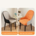thumbnail image 5 of AYktou Dining Table Chair Covers, Stretch Washable Chair Slipcovers Stool Covers Kitchen Seat Backrest Chair Cover Cushion Wedding Banquet Decor for Party Chairs Dining Room Party Chairs, 5 of 7