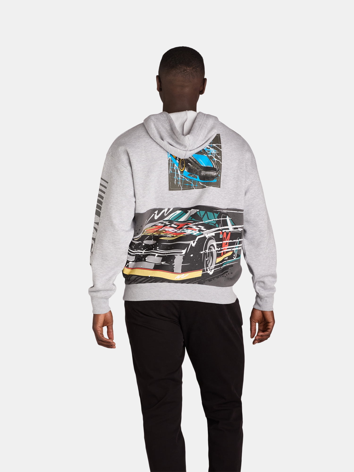 NASCAR Men's & Big Men's Graphic Print Pullover Hoodie, Sizes S-3XL