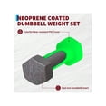 thumbnail image 4 of Neoprene dumbbell free hand weight set in pairs-1 2 3 pounds para home gym suitable para both women y men, 4 of 7