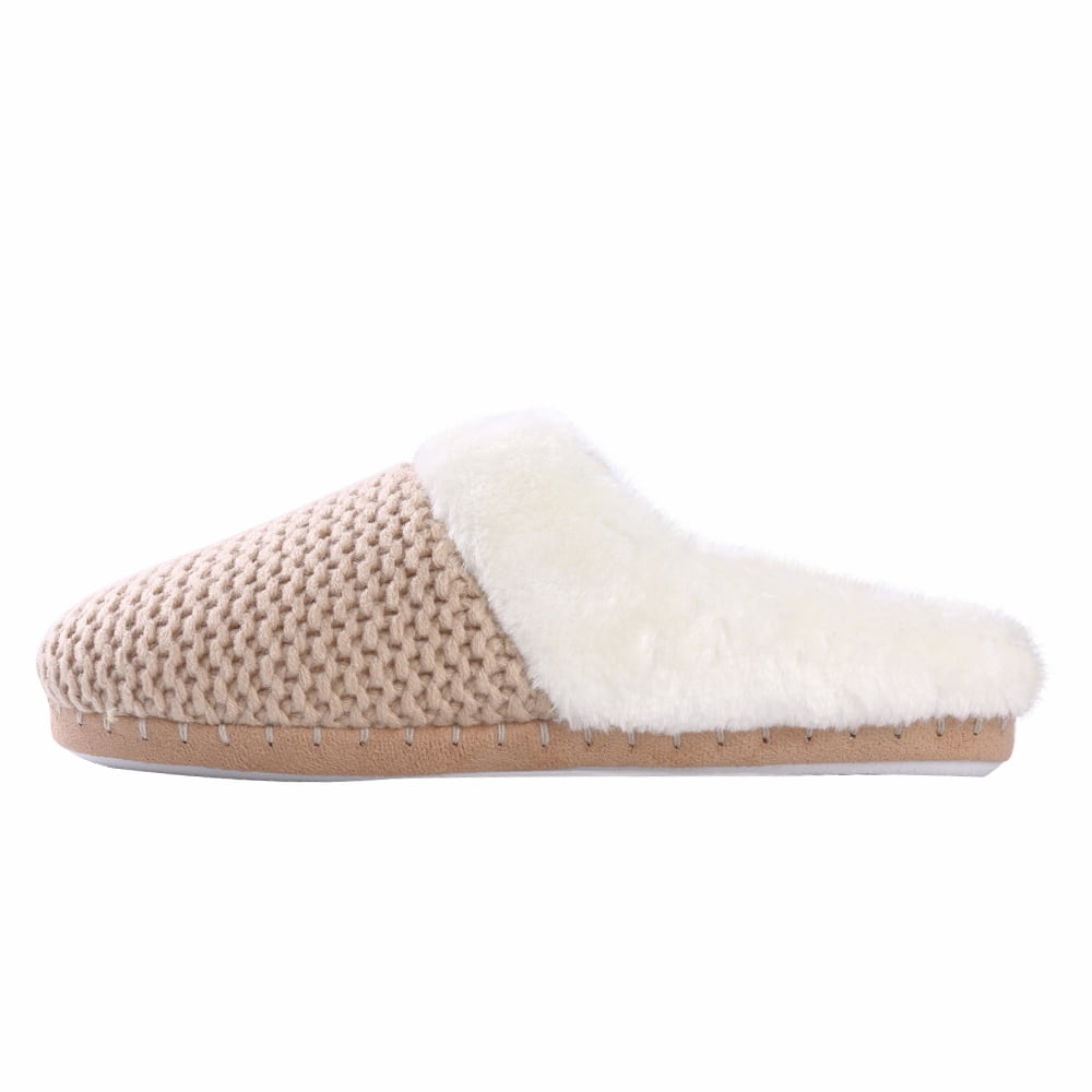 Aerusi Weave Knit Women's Slip-on Indoor Home Slippers