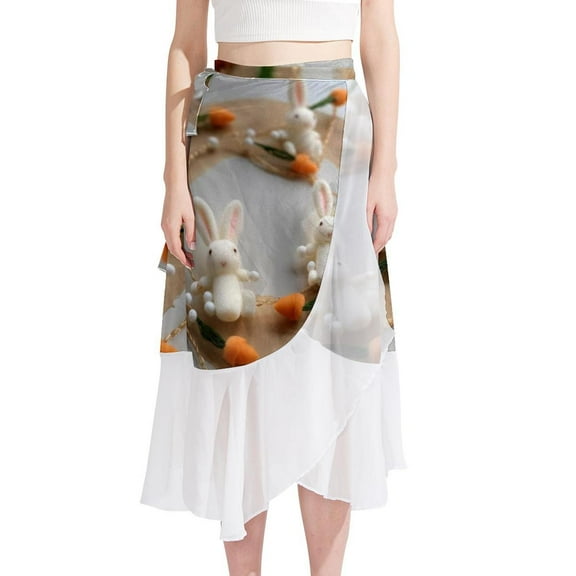 Easter Stunning Chiffon Beach Skirt for Women - Beach Skirts for Summer Fun!
