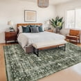thumbnail image 2 of Hasoo Washable Rug 9' x 12' Rugs for Living Room Vintage Floral Farmhouse Indoor Non Slip Large Carpet for Bedroom, Green, 2 of 6