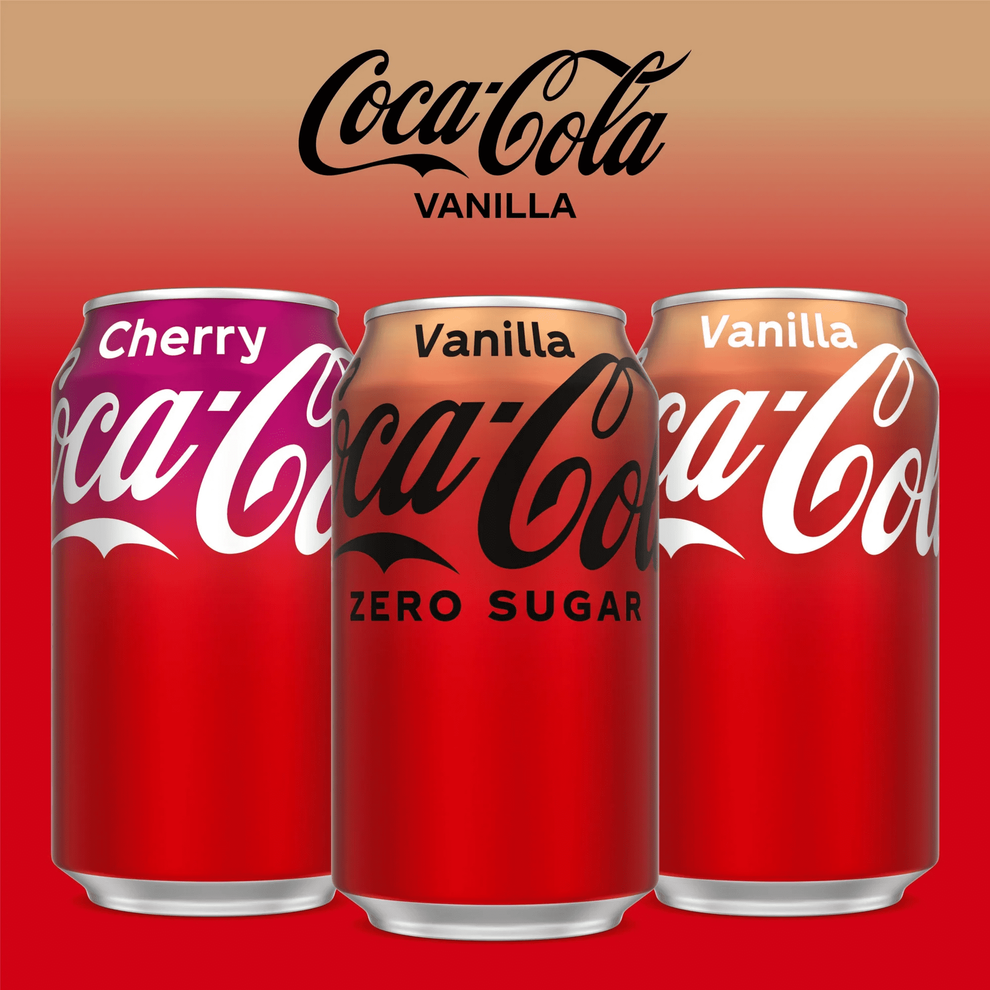 Coca-Cola Vanilla Soda Pop Zero Sugar, 12 fl oz, Pack of 18