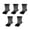 C-Black 5PCS, variant on Miaoju Funny Socks for Men Women, Crazy Colorful Novelty Pattern Crew Socks for Home and Outdoor, Halloween, Funny Gift for Birthday, Father's Day
