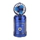 thumbnail image 1 of Ventilador de camping solar con luz LED y linterna | Linterna portátil recargable | Más de 15 horas de autonomía | Carga por USB | Equipo multifunción para exteriores, 1 of 5