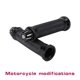 thumbnail image 2 of 1 Pair Motorcycle Hand Grips Motorcycle Accessories Handle Black Universal CAr Styling Car, 2 of 5