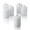 White, variant on D'light Online 10 hour Unscented Votive Candle Ivory 12 Pack