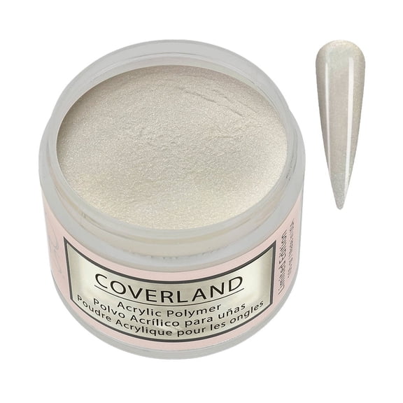 Tones Coverland Acrylic Nail Powder "Velvet Snow" - Limited Edition Acrylic Powder for Nail Design, Sculpting, and Masking Nail Bed Imperfections - Professional Acrylic Nail Supplies (1.5 Oz)
