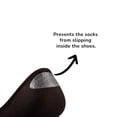thumbnail image 5 of Cosyfeel Mens or Women Unisex No Show Socks Non Slip Bamboo Low Cut Casual Socks (Pairs of 6) (Dark Brown, Medium), 5 of 8