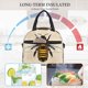 thumbnail image 4 of Disketp Honey Bee Lonchera Térmica para Mujer y Hombre, Bolsa de Almuerzo Reutilizable e Impermeable para Trabajo, Viajes y Picnic, 4 of 7