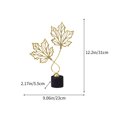 thumbnail image 3 of Btomtd Cute Gifts,Centerpiece Table Decorations Simples Lights Luxurys Iron Leaf Ornament Home Living Room Entrance Wine Cabinet Decorations Creatives Metal Crafts Gifts, 3 of 6