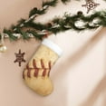 thumbnail image 7 of Disketp Vintage Baseball Christmas Stockings, Xmas Stocking for Family Holiday Season Décor, Personalized Holiday Indoor Decorations, 7 of 7