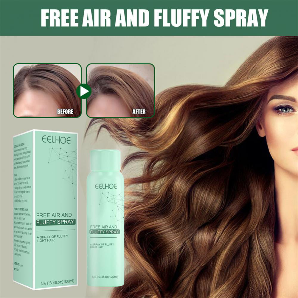 Eelhoe 100ml Leave-in Dry Hair Spray No-wash Air-feeling Fluffy Remove Oil  Show Volume Hair Care Oil Control Dry Shampoo Spray 