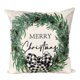 thumbnail image 1 of Funda de almohada navideña de 45cm, funda de cojín de lino de alce de Papá Noel, decoración navideña para el hogar, regalo de Navidad de Año Nuevo 2023, 1 of 4