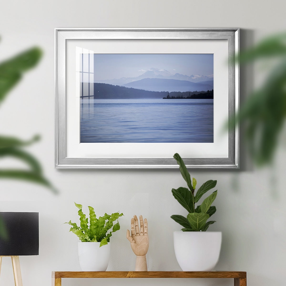 Blue Serenity Premium Framed Print - Ready to Hang