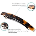 thumbnail image 4 of Pasadores de pelo grandes Fsmiling para mujer, pasador de pelo de tortuga de 4 pulgadas, pinzas de pelo francesas de acetato, pasadores para cabello grueso, 4 Uds., 4 of 5