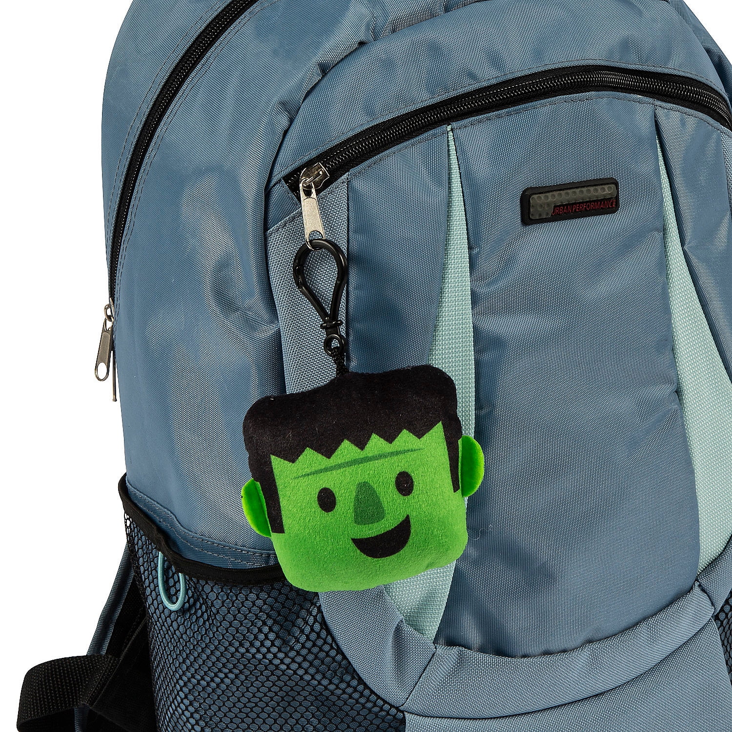 Halloween Plush Backpack Clip Keychains - 12 Pieces