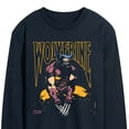 thumbnail image 3 of Marvel Wolverine - Silhouette - Men's Long Sleeve Graphic T-Shirt, 3 of 5