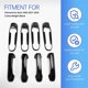 thumbnail image 5 of Car Door Handle Cover Exterior Door Handle Trim Glossy Black, 5 of 5