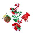 thumbnail image 1 of Matsuzay Juego de lanzamiento de anillos inflables de Navidad, anillos de plástico ligeros, juego de fiesta de Navidad, juegos familiares Kits de decoración para fiestas, 1 of 6