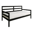 thumbnail image 4 of Home Design Towson Twin Daybed with Solid Wood Frame, Slatted Sides and Back, Stylish Seating and Sleeping Solution, Durable, Black, 4 of 6