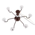 thumbnail image 4 of Lámpara de techo LED en miniatura para casa de muñecas, modelos de lámpara de araña a escala 1:87 Bronce perfke Candelabros de casa de muñecas, 4 of 9