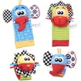 thumbnail image 4 of Sonajero de animales de peluche para bebés, calcetines con sonido, muñeca, juguetes para recién nacidos, juguetes para bebés de 0 a 12 meses, 4 of 4
