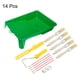 thumbnail image 4 of 14uds Pintura Rodillo Kit, Pintura Herramientas, 8" Pl?stico Bandeja, 4" Pintura Rodillo, Marco, Pintura Agitar Palo, 1" Grosor Qu?mica Fibra Pintura Cepillos Unique Bargains kits de herramientas de pintura, 4 of 8