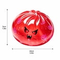 thumbnail image 2 of Halloween Dumpling Squishy Pumpkin Granule Stress Relief Toy, Round Bun Squeeze Toys with Steamer Container Printed Surface, 2 of 2