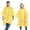 Yellow, variant on 2-Pack High Visibility Yellow EVA Rain Poncho, Unisex Waterproof Hooded Raincoat for Hiking, Cycling and Emergency