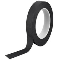 Painter Tape, 1 Roll Masking Tape 0.31 Inch x 164 Ft, Paper Craft Supplies, Removable Wide Clear Tape for Wall, Classroom, Artist, DIY Painting Tools & Home Improvement, Black