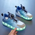 thumbnail image 5 of Kids Wheels Shoes with Lights Rechargeable Roller Skates Shoes Retractable Wheels Shoe LED Flashing Sneakers for Girls Boys Gift, 5 of 21