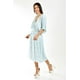 thumbnail image 2 of Vestido midi vaporoso Roman Fashion /Juvenil, 26914 (Azul claro) azul M, 2 of 6