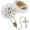 White, variant on 12 Pcs Baptism Party Favors White Scented Wood Rosary Guardian Baby Angel Our Lady of Guadalupe San Judas First Communion Boy& Girl Recuerdos de Bautizo Communion