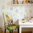 thumbnail image 4 of Easter Chair Cover Bunny Egg Flower Seat Cover for Home Easter Spring Restaurant Decor or Hotel Restaurant Party, 4 of 7