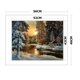 thumbnail image 2 of 14CT contó ilustraciones DIY punto de cruz lienzo paisaje costura Kit adornos, 2 of 9