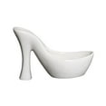 thumbnail image 2 of Colaxi Ceramic Flower Pot Desktop Flowerpot High Heel Shaped Lightweight Plant Container Nursery Pot for Balcony Garden Outdoor Yard White, 2 of 9