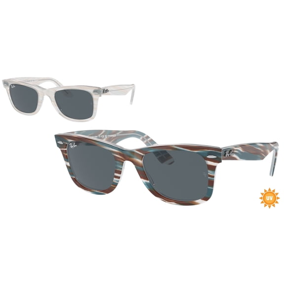 Sunglasses Ray-Ban RB 2140 1407R5 Wayfarer Photo Striped Light B