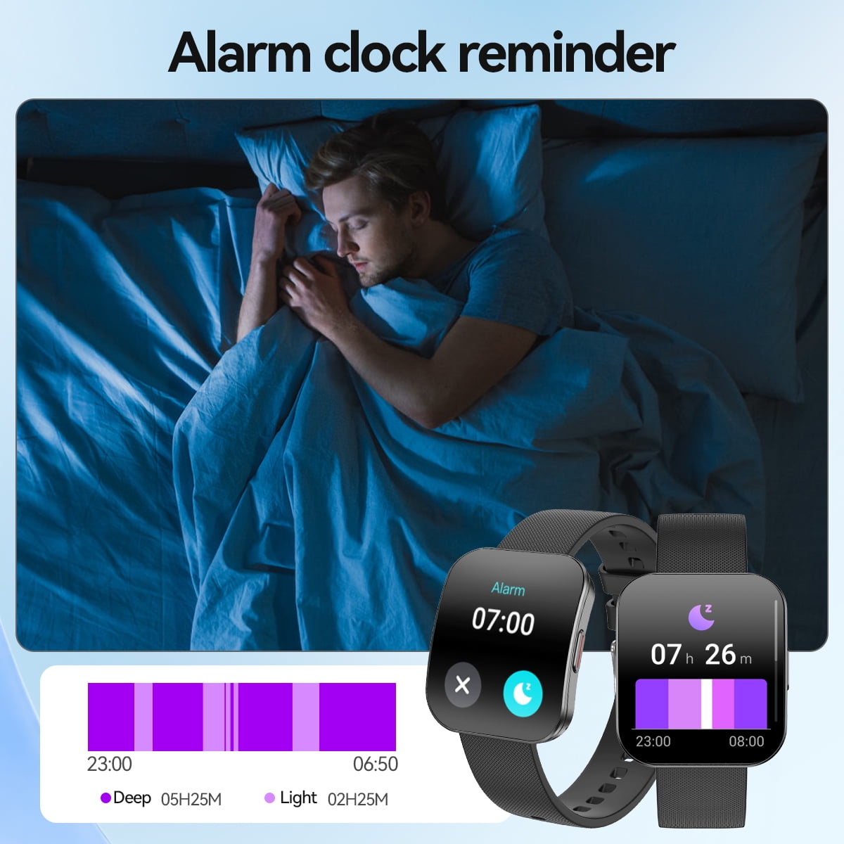 Smart Watch AMOLED Bluetooth Call(Answer/Make)150+ Sports Modes IP68 Waterproof Tracker Fitness SmartWatches Women Men for Android Ios