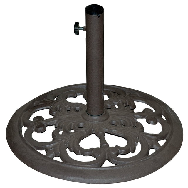 TropiShade 30-Pound Bronze Powder-Coated Cast Iron Umbrella Stand