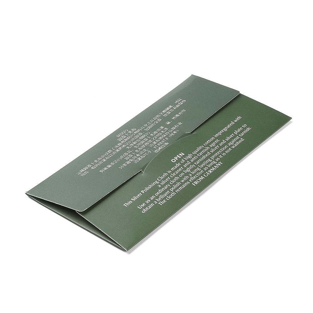 Silver Polishing Cloth Jewelry Cleaning Cloth 925 Sterling Silver Anti-Tarnish Cleaner Square Random Single color or Random Mixed color 17x17cm