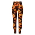 thumbnail image 7 of mgoYE Halloween Leggings for Women High Waist Printed Yoga Pants Holiday Tights Womens Legging Size M, 7 of 7
