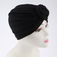 thumbnail image 3 of Turbante Sombrero Indio Sunnimix 2pcs Mujer Niño Bebé Suave Elástico Negro, 3 of 8