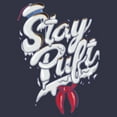 thumbnail image 2 of Women's Ghostbusters Stay Puft Marshmallow Man Melt Graphic Tee Navy Blue Small, 2 of 4